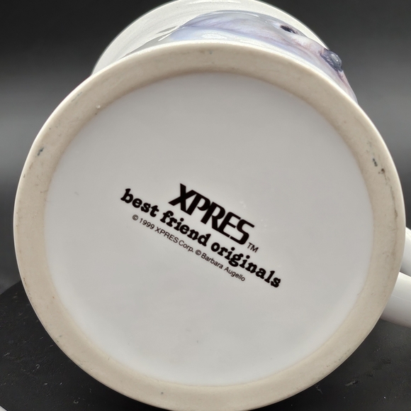 Vintage Bichon Frise Embossed Coffee Mug Xpres Dog Best Friend Originals c. 1999 - Picture 4 of 6